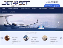 Tablet Screenshot of jetsetgrp.com